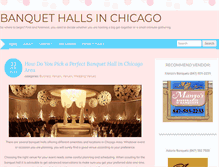 Tablet Screenshot of banquet-halls.org